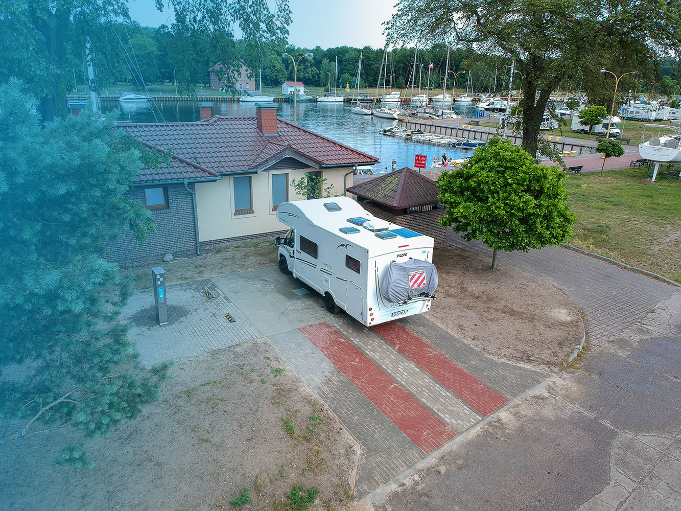 Servisné miesto pre karavany v Świnoujście - Prístav jácht v Świnoujście